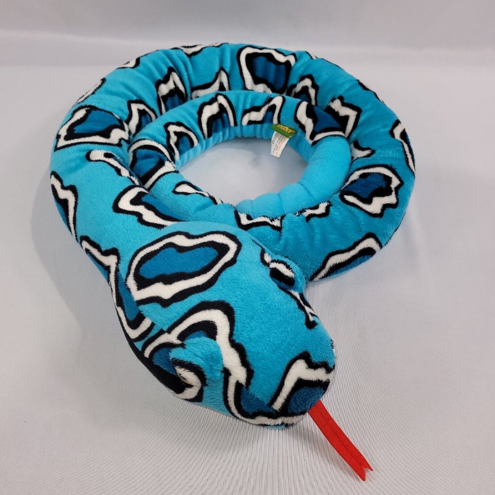 Wild Republic Plush 70" Blue Rattlesnake Stuffed Toy